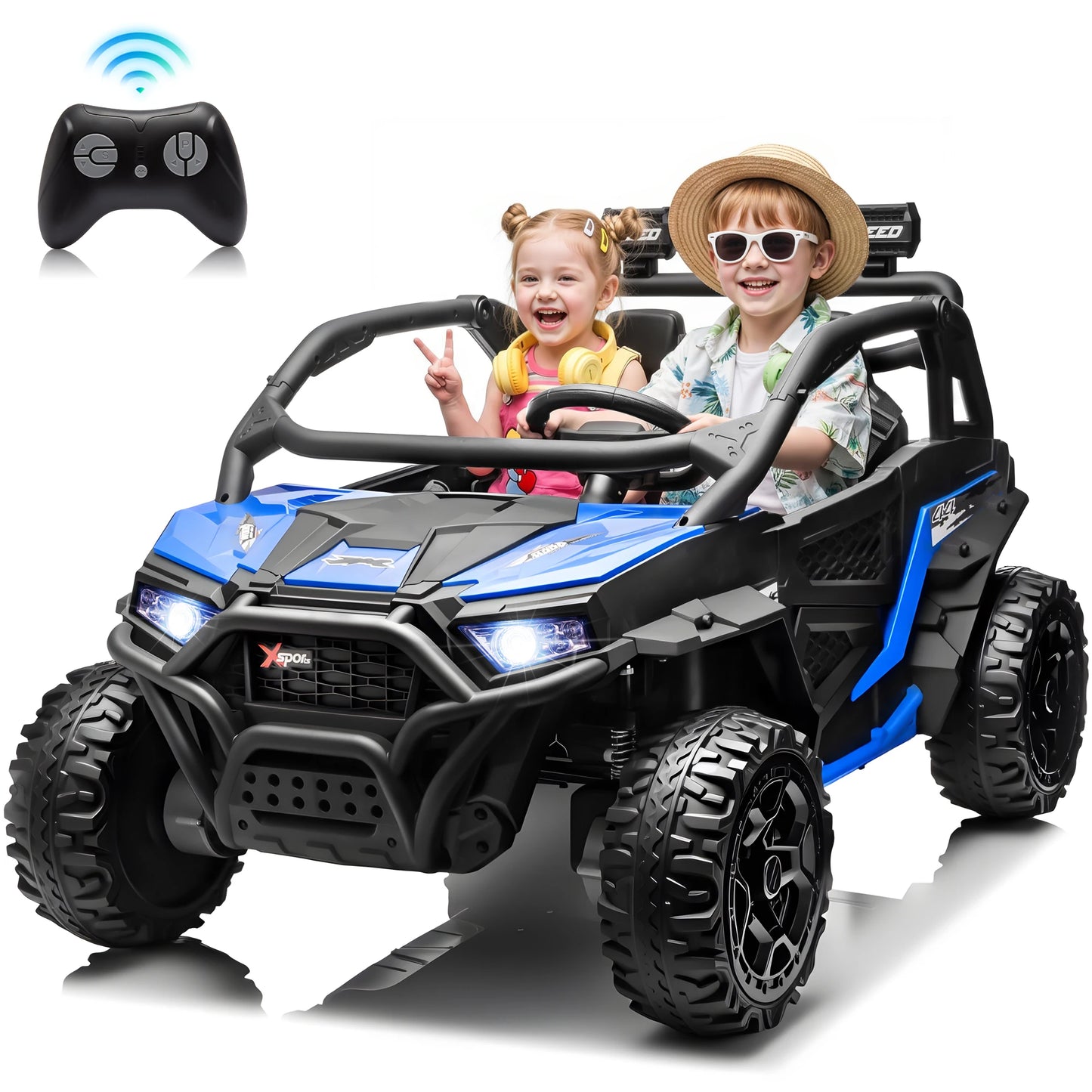 XXL 24V 4WD Off-Road Kids Ride-On UTV W/ Parent Control (70-90 Mins Ride Time)