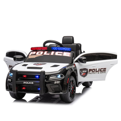 🚔 Dodge Charger 12V Kids Ride-On Police Car w/ Remote & Lights