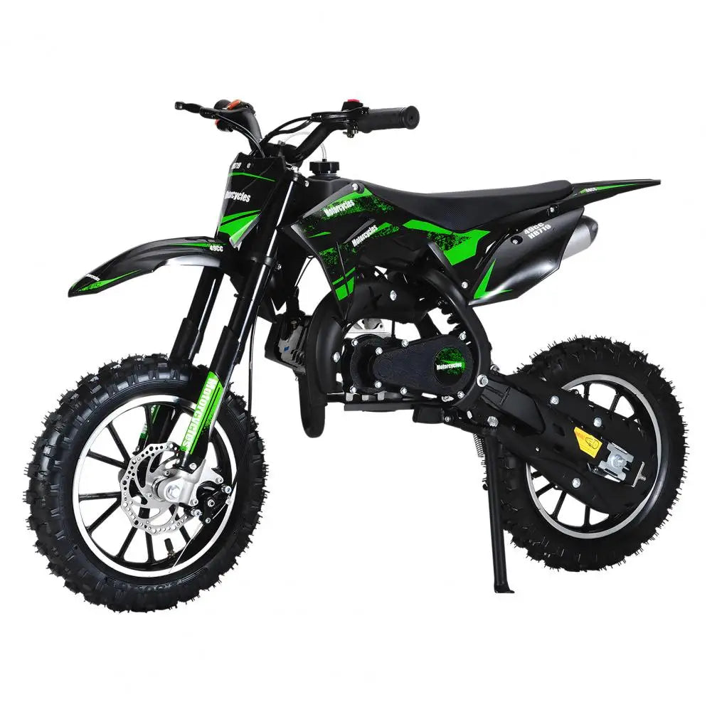 49cc Mini Kids Dirt Bike 2-Stroke Gas Motorcycle W/ Off-Rode Tire Up To 25 MPH
