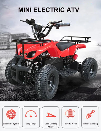 Newest 2026 48V Electric Mini Quad ATV 4-Wheeler for Big Kids & Adults | Top Selling