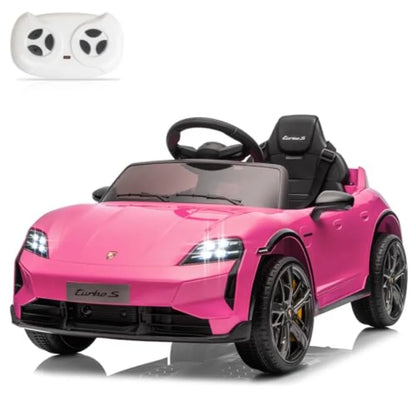 12V Licensed Porsche Taycan Kids Ride-On Car w/ Parent Remote (Age: 2 to 7Y)