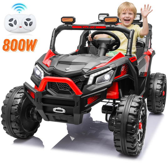 24V 4WD Kids Fun Ride-On ATV w/ Remote & LED Lights (Age: 3 to 10 Y)