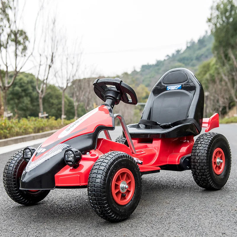 24V Kids Go Kart with Remote for Kids & Adults | Inflatable Tires | Kids Rider