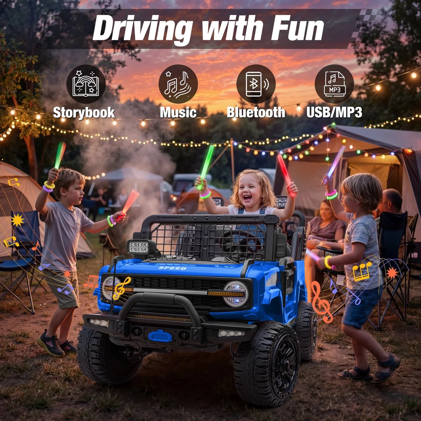 24V 2 Seater Kids Electric Ride On Off-Road Truck | Kids Rider