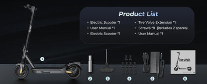 E8-10 Foldable Electric Scooter for Adults | 20 MPH & 40-Mile Range |1000W Peak | Kids Rider