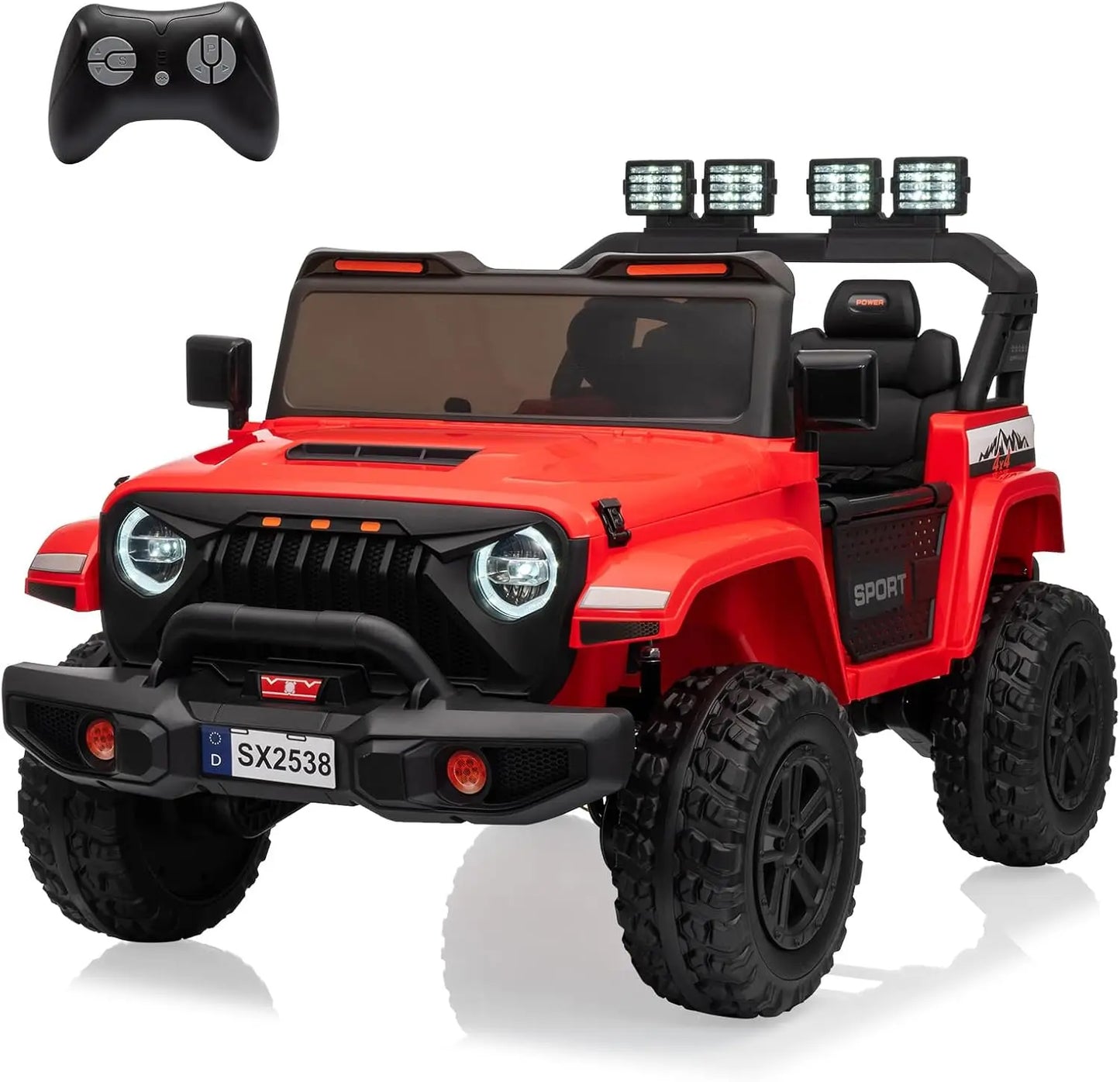 24V Kids Ride-On Truck | 4×200W Motors, 2 Seater & Remote | Kids Rider