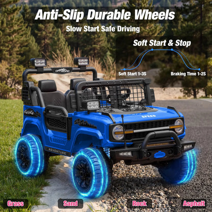 24V 2 Seater Kids Electric Ride On Off-Road Truck | Kids Rider