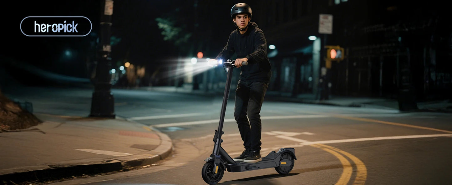 E8-10 Foldable Electric Scooter for Adults | 20 MPH & 40-Mile Range |1000W Peak | Kids Rider
