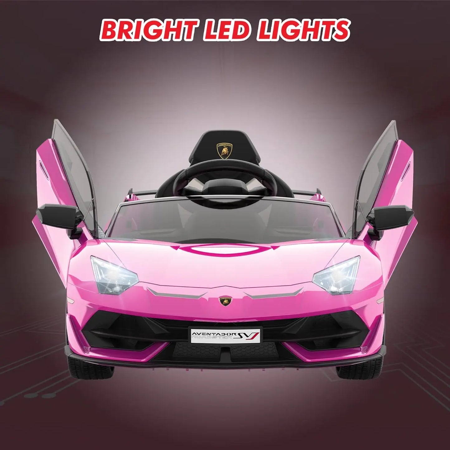 12V Lamborghini Aventador | Licensed Kids Ride on Car with Parent Control (Recommended Age - 3 to 8Years)