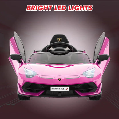 12V Lamborghini Aventador | Licensed Kids Ride on Car with Parent Control (Recommended Age - 3 to 8Years)