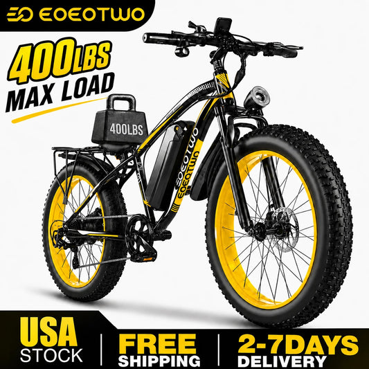 EOEOTWO Heavy-Duty E-Bike | 400 lbs Capacity | 65Nm Torque, 5 Riding Modes | Kids Rider