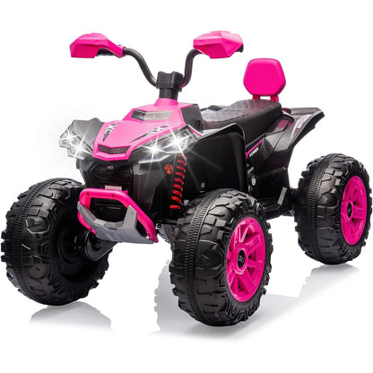24V Kids Electric ATV 4-Wheeler (2-Seater) Ride-On with Dual 550w Motor | Off-Road Drive for 3-12Yrs Kid