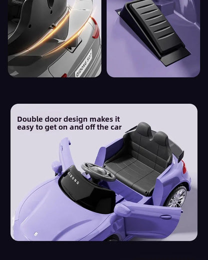 Kids Electric Ride-On Racing Car | Remote Control & Slow Start | Kids Rider