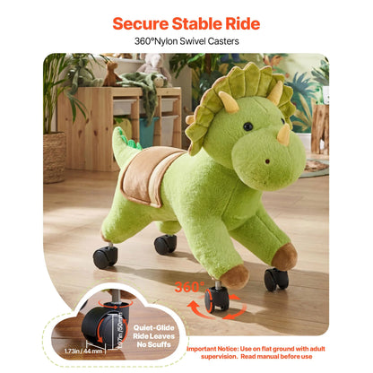 Kids Ride-On Dinosaur Toy for Ages 2–6 | 360° Steering | Kids Rider