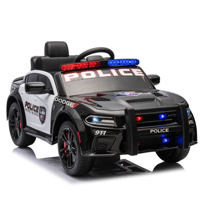 🚔 Dodge Charger 12V Kids Ride-On Police Car w/ Remote & Lights