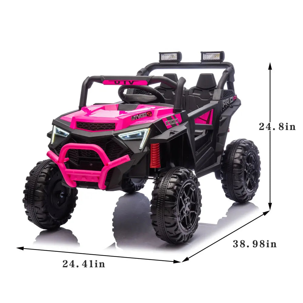 24V 2-Seater Kids Ride-On UTV w/ Parent Remote |  2 x 200W Powerful Motor (Age: 4 to 15 years)