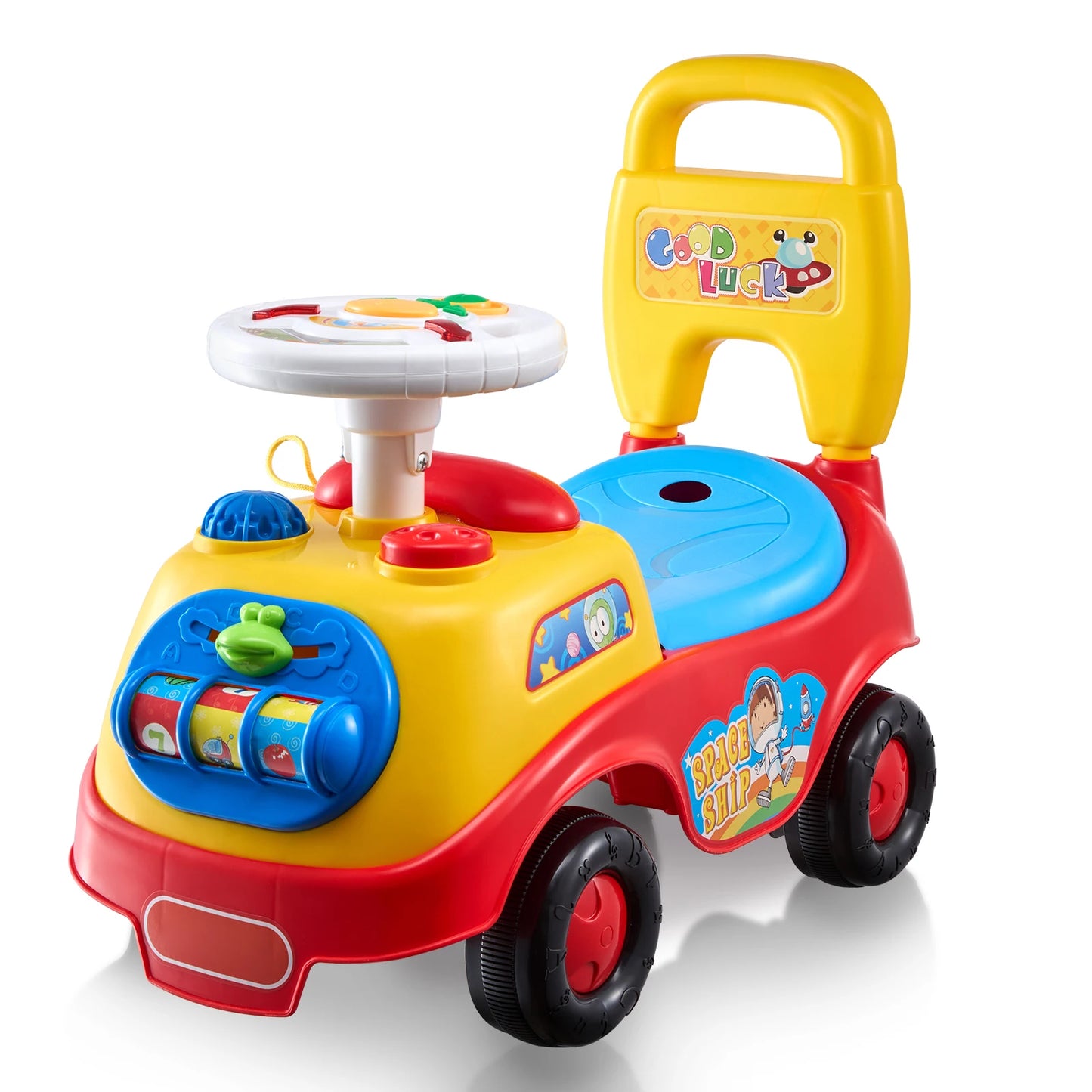 Toddler Ride-On Push Car Sit-to-Stand with Music | Kids Rider