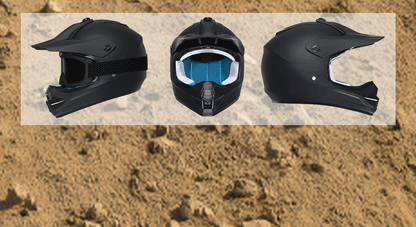 DOT Certified Kids Motocross Helmet for ATV, UTV & Dirt Bike | Kids Rider (3-14 Years)