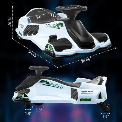 12V Kids Drifting Electric Go Kart with 45W Powerful Motor | Perfect Gift for Kids