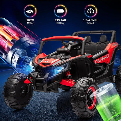 24V Electric UTV Ride-On Car | 400W, Suspension & Remote | Kids Rider