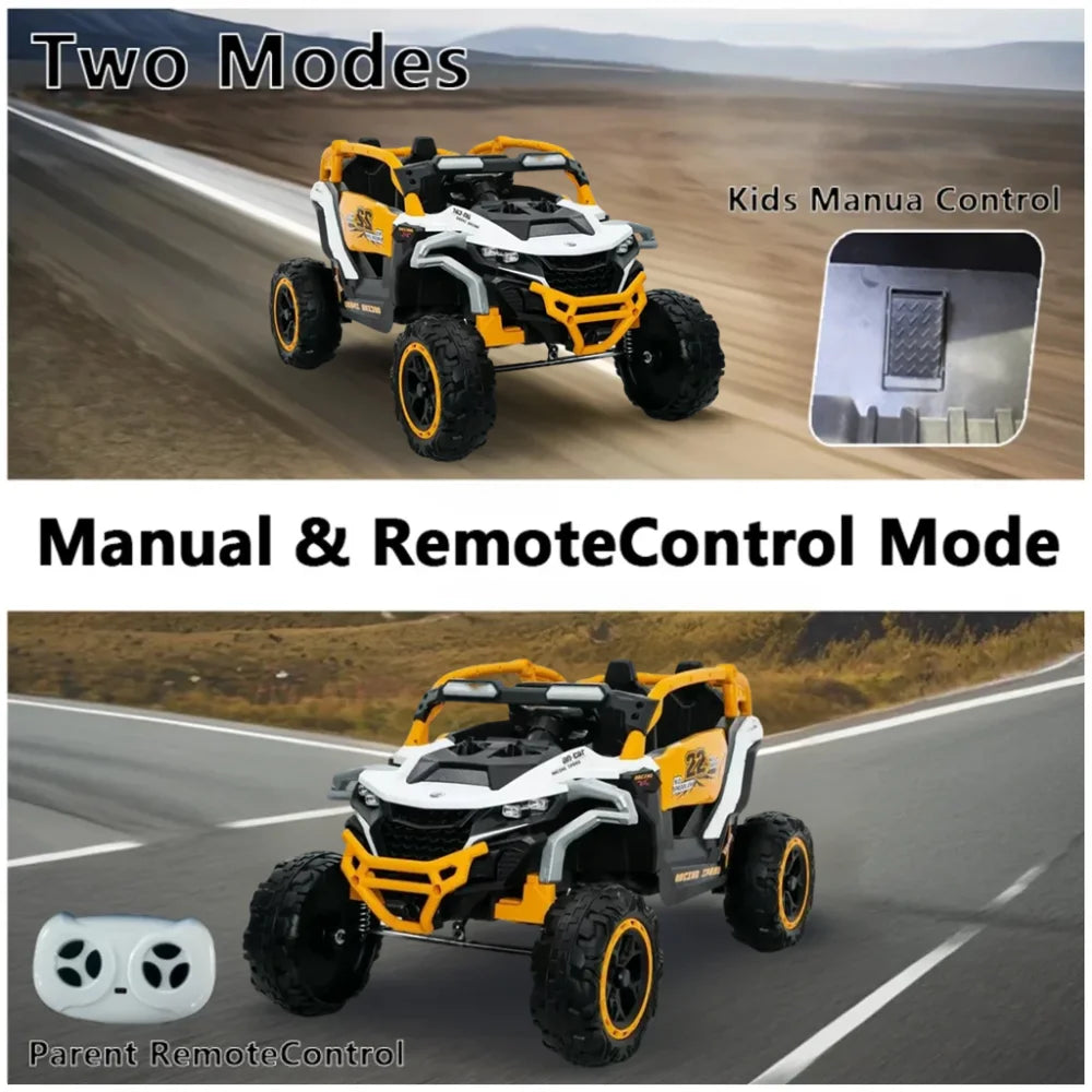 12V 2-Seater Kids Ride-On UTV Truck with Parent Remote | (4-12 Years Age)