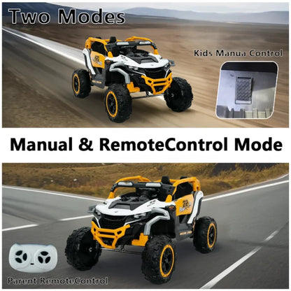12V 2-Seater Kids Ride-On UTV Truck with Parent Remote | (4-12 Years Age)
