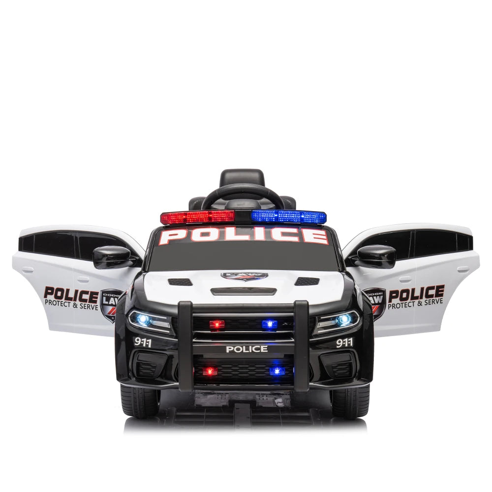 🚔 Dodge Charger 12V Kids Ride-On Police Car w/ Remote & Lights