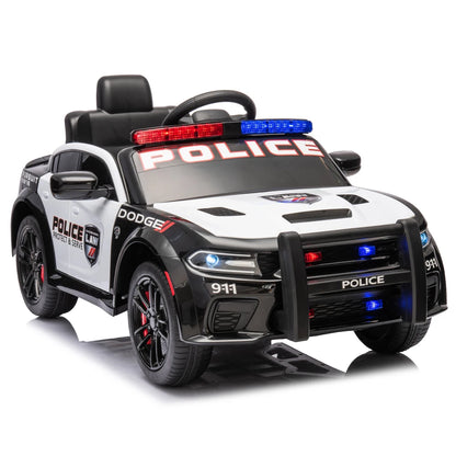 🚔 Dodge Charger 12V Kids Ride-On Police Car w/ Remote & Lights