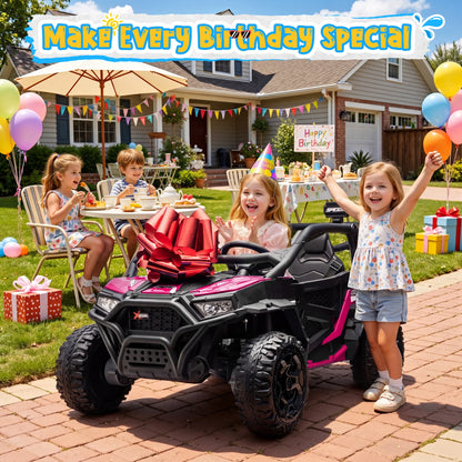 XXL 24V 4WD Off-Road Kids Ride-On UTV W/ Parent Control (70-90 Mins Ride Time)