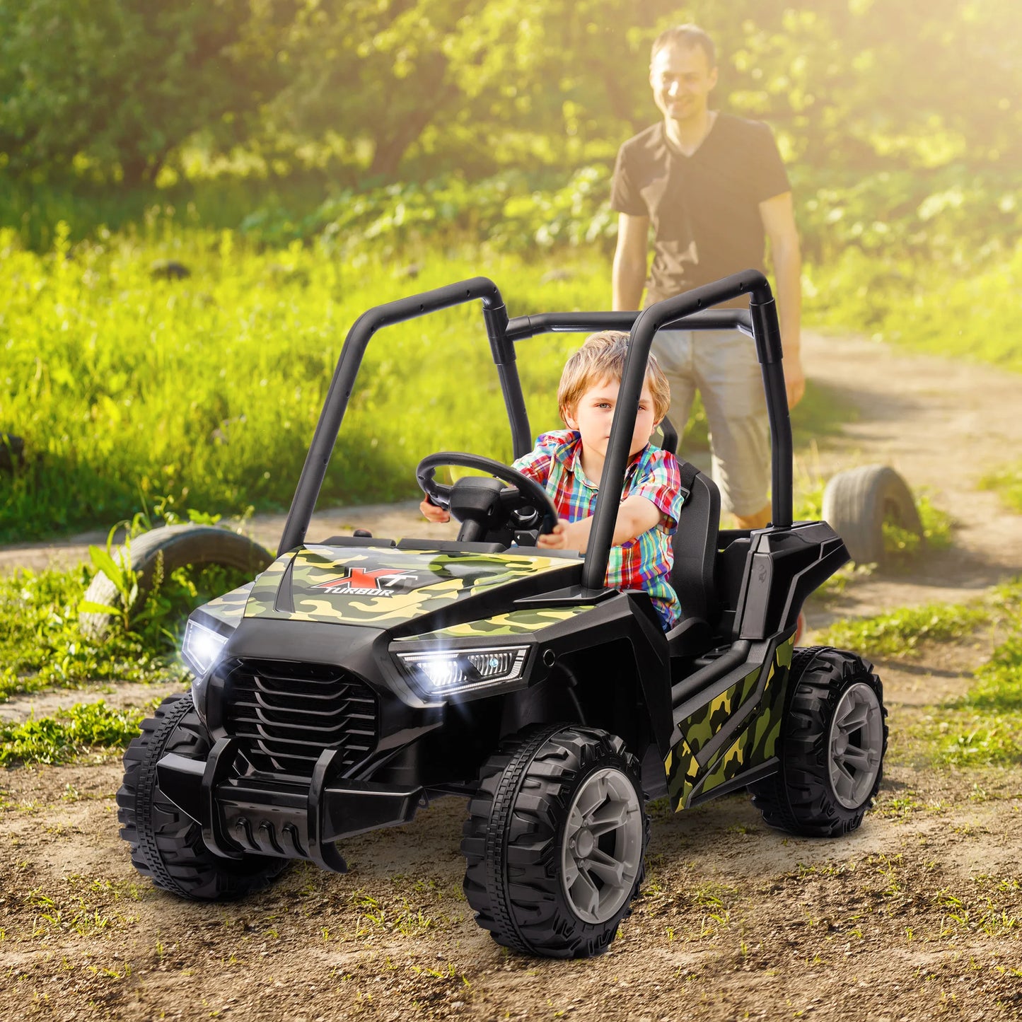 12V Kids Electric UTV Car with Remote & Suspension | Kids Rider(Age - 3 to 8 Years)