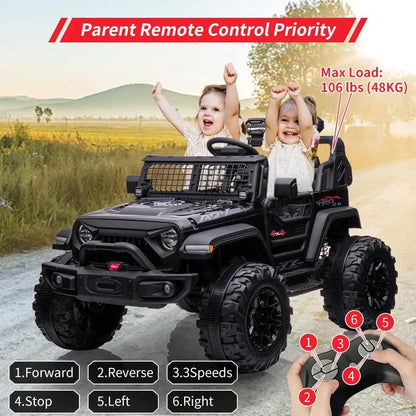 Kids Ride-On Heavy Truck | 24V 2 Seater With Large Seat & Max Speed: <25km/h