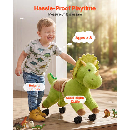 Kids Ride-On Dinosaur Toy for Ages 2–6 | 360° Steering | Kids Rider