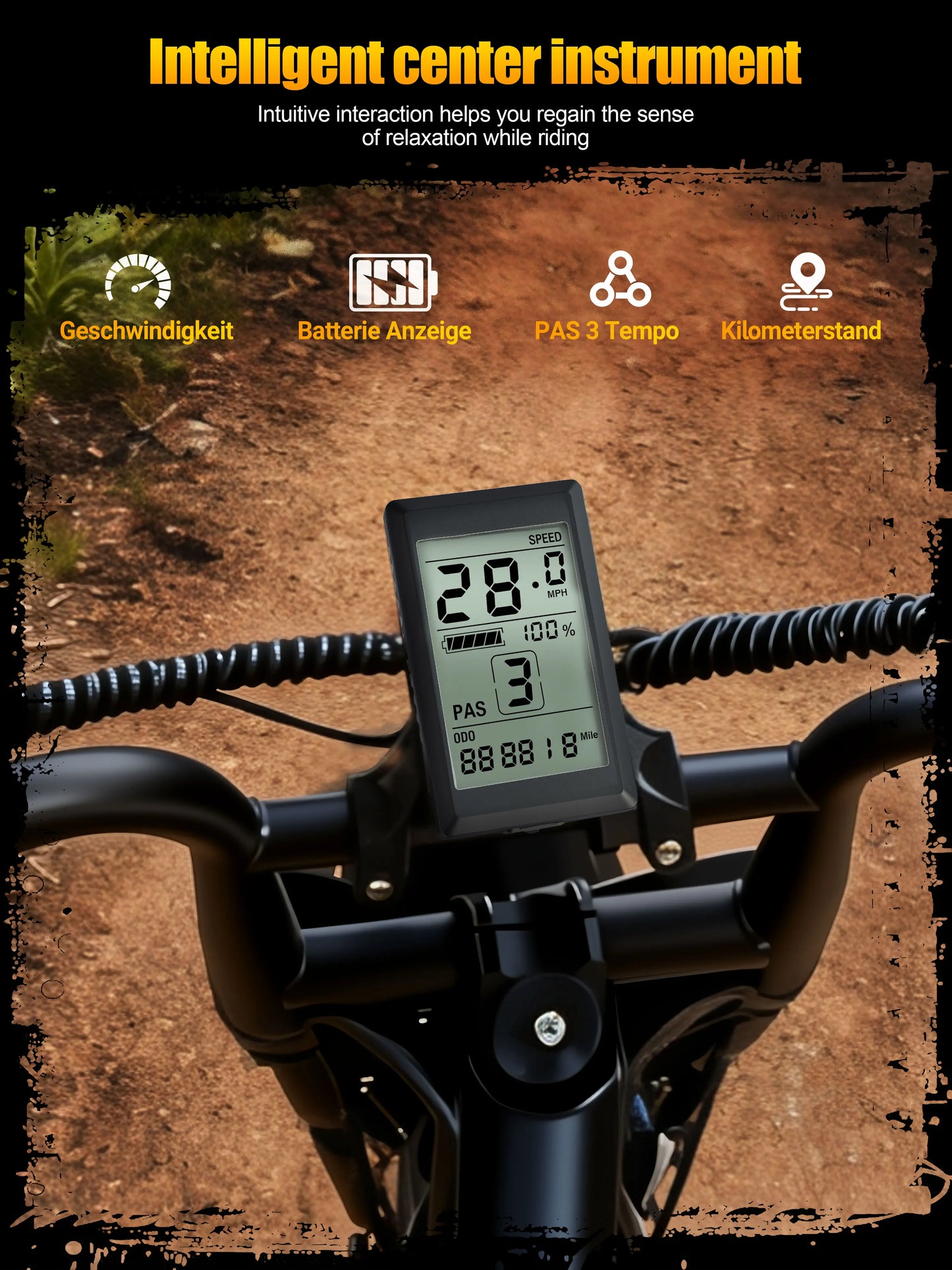 ESKUTE V100 Electric Dirt Bike | 1500W Peak | 48V 13Ah | 28 MPH| 60-Mile Range | Kids Rider