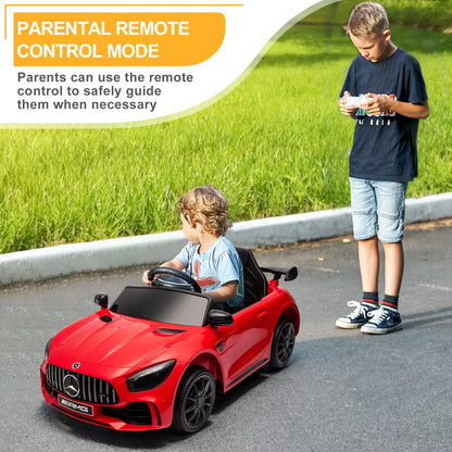 LEADZM Dual Drive Mercedes-Benz 12V Kids Ride-On Sports Car w/ Remote | 1-Seater