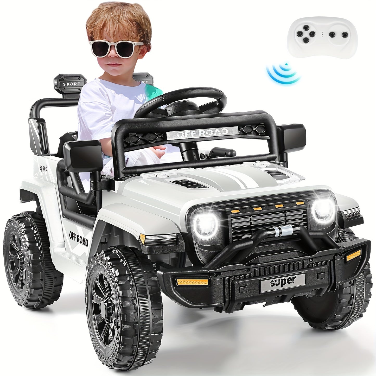 Lil Drivers 12V Kids Electric Truck w/ Remote & MP3 | Dual Drive