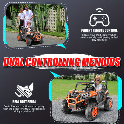 Lil Drivers 24V 4×200W Off-Road Buggy Ride-On Car w/ Remote | 2-Seater