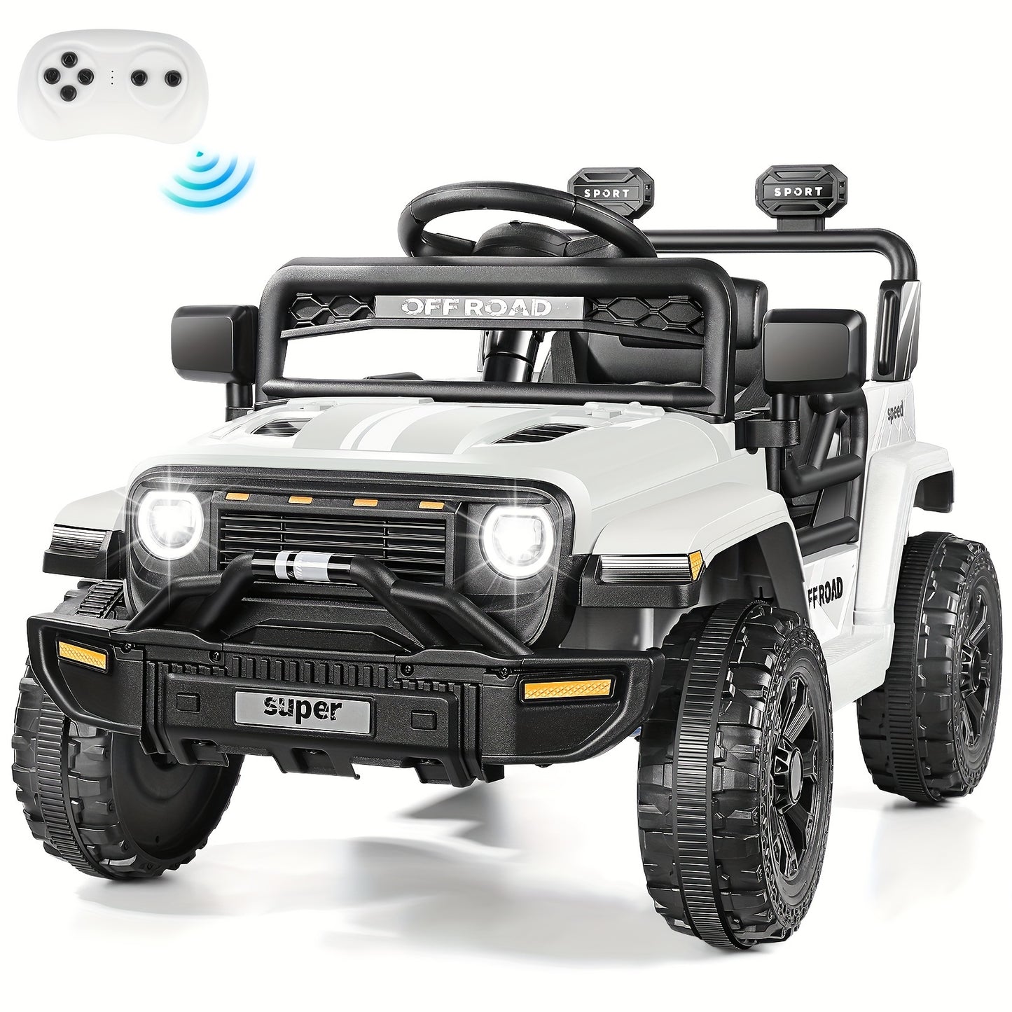 Lil Drivers 12V Kids Electric Truck w/ Remote & MP3 | Dual Drive