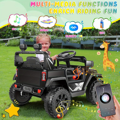 Lil Drivers 12V Kids Electric Truck w/ Remote & MP3 | Dual Drive