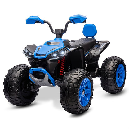 24V Kids Electric ATV for Kids | 4-Wheeler Drive ATV | Battery Powered Electric Vehicle for Kids | Music,Spring Suspension