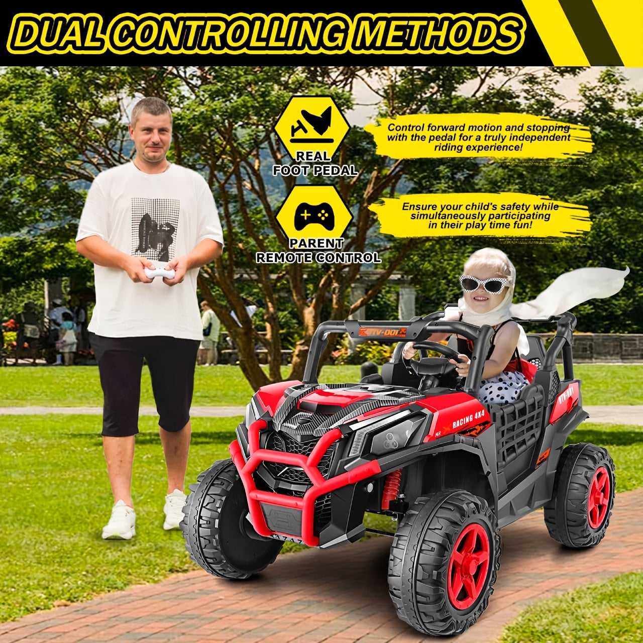 24V Children's Off-road ATV | 2-seater Car