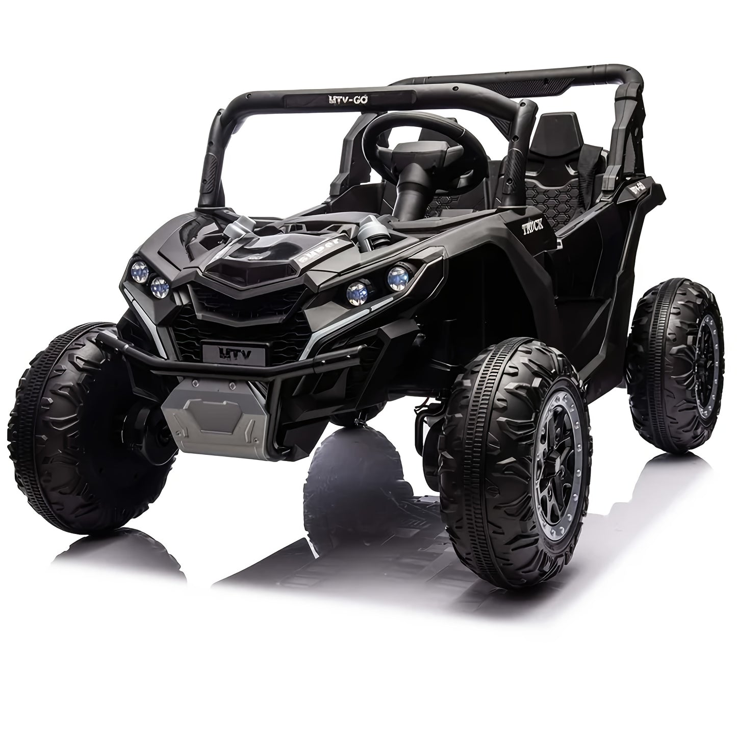JOYRACER 24V 600W 4WD UTV Ride-On Car w/ Remote | 2-Seater