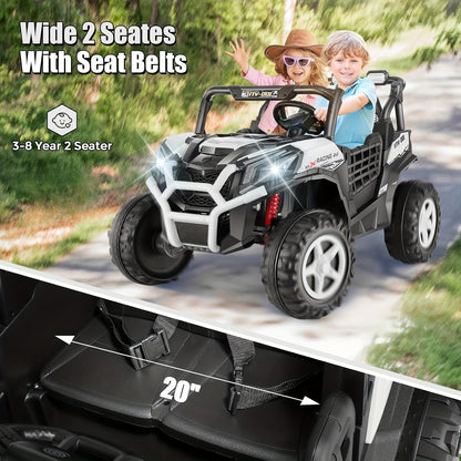 Lil Drivers 24V 4×200W Off-Road Buggy Ride-On Car w/ Remote | 2-Seater