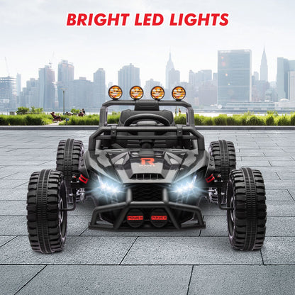 24V Electric UTV Ride-On Buggy for Big Kids( 5+ Years) - All-Terrain Kids UTV