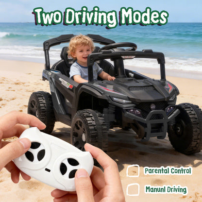 24V Kids UTV | Dual 80W Motors, Suspension & Remote | Kids Rider