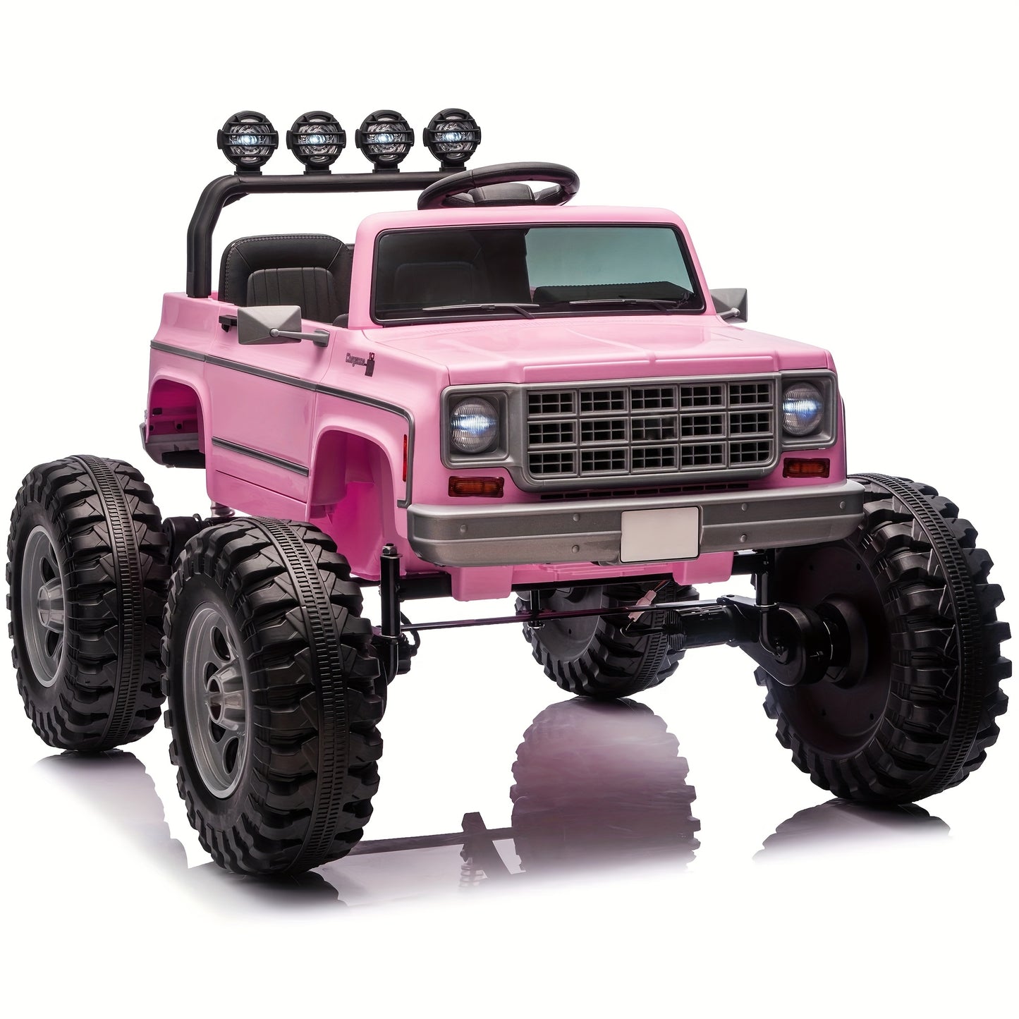 JOYRACER 24V - 4×200W Kids Ride-On Truck w/ Remote & Big Wheels | 2-Seater