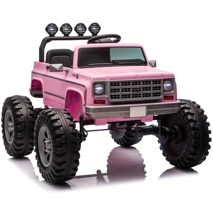 JOYRACER 24V - 4×200W Kids Ride-On Truck w/ Remote & Big Wheels | 2-Seater