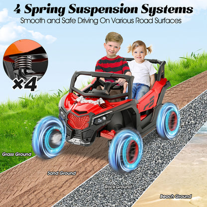 12V Ride on UTV Car, Licensed Can-Am Electric Off-Road UTV Car - 4WD