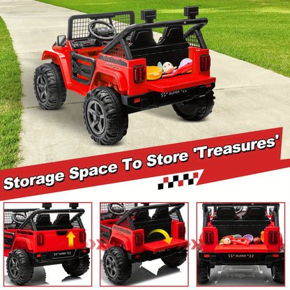 Lil Drivers 24V XL 4WD Ride-On Jeep w/ Remote & 20” Seat | 2-Seater