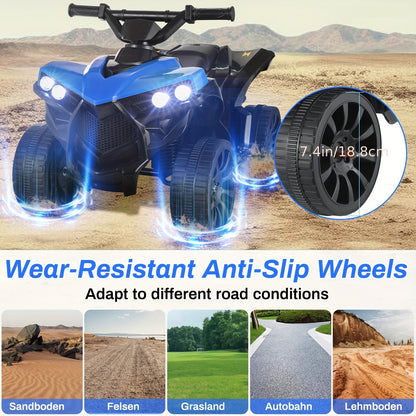 Kids Electric Quad ATV with Headlights & Pedal Accelerator - 36V Power | All-Terrain - Ideal Birthday/Christmas/Hallowen Gift