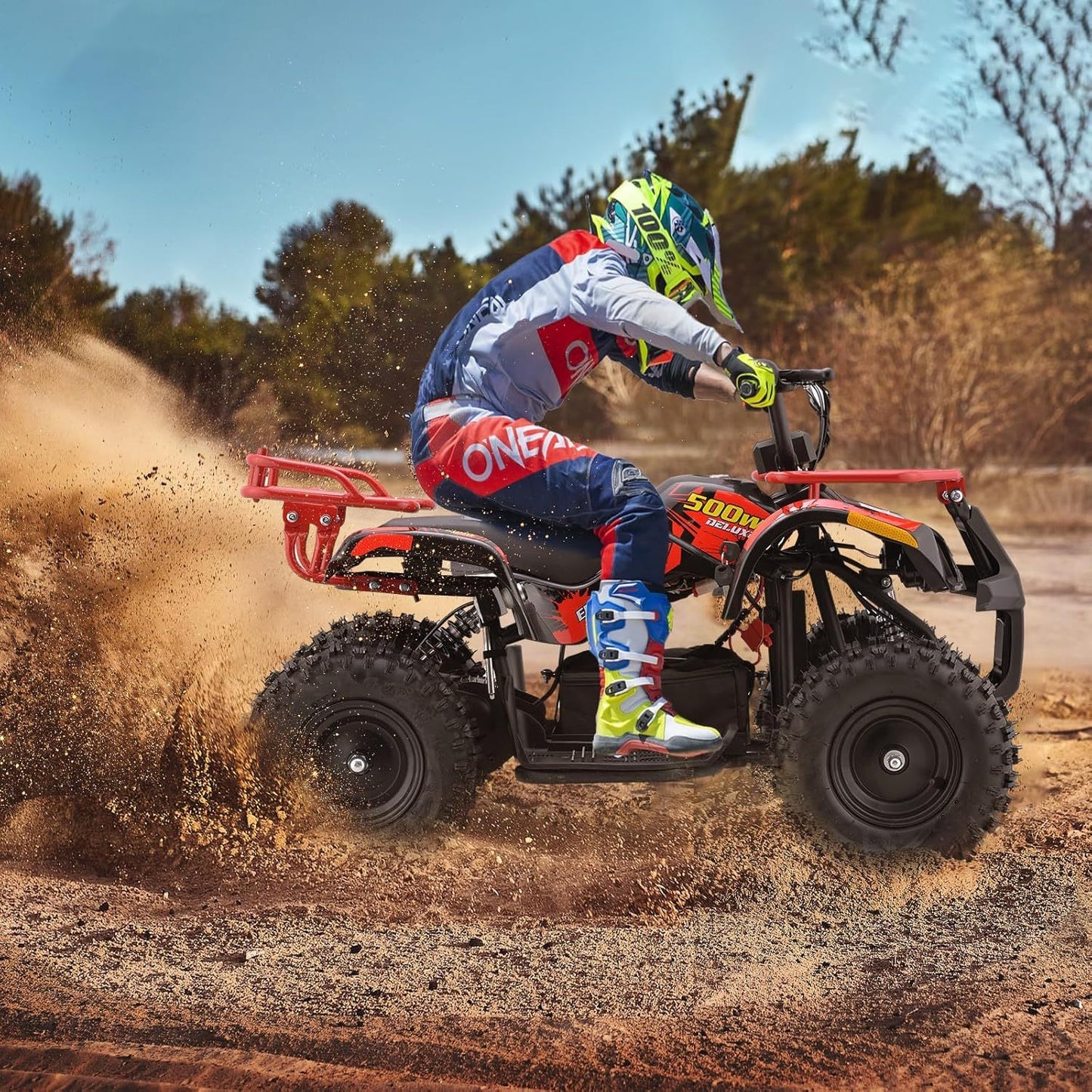 36V Electric ATV Dirt Quad for Kids | 4-Wheel Drive